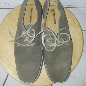 Johnston Murphy Mens suede oxford shoes 10.5